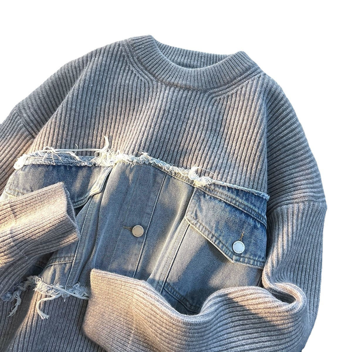 "Davidson" Women's Denim Sweater