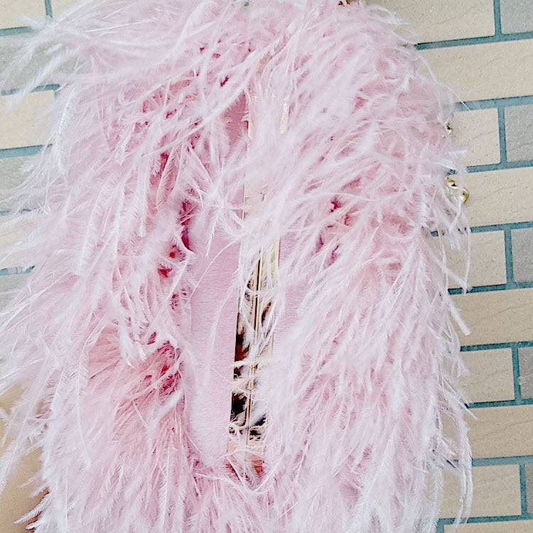 "Feather Baby" Ostrich Fur Bag/Purse