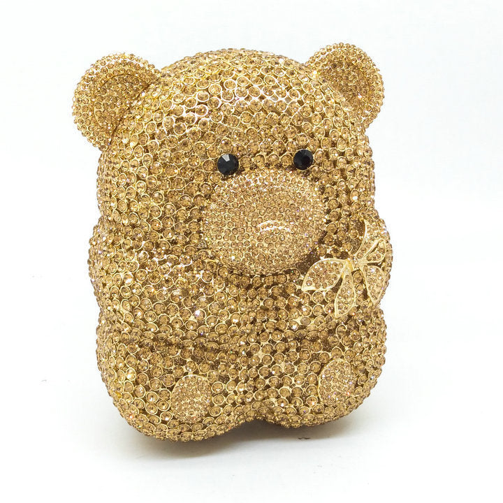 "Bear Party" Crystal Bag/Purse