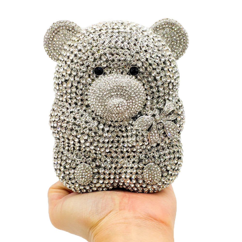 "Bear Party" Crystal Bag/Purse