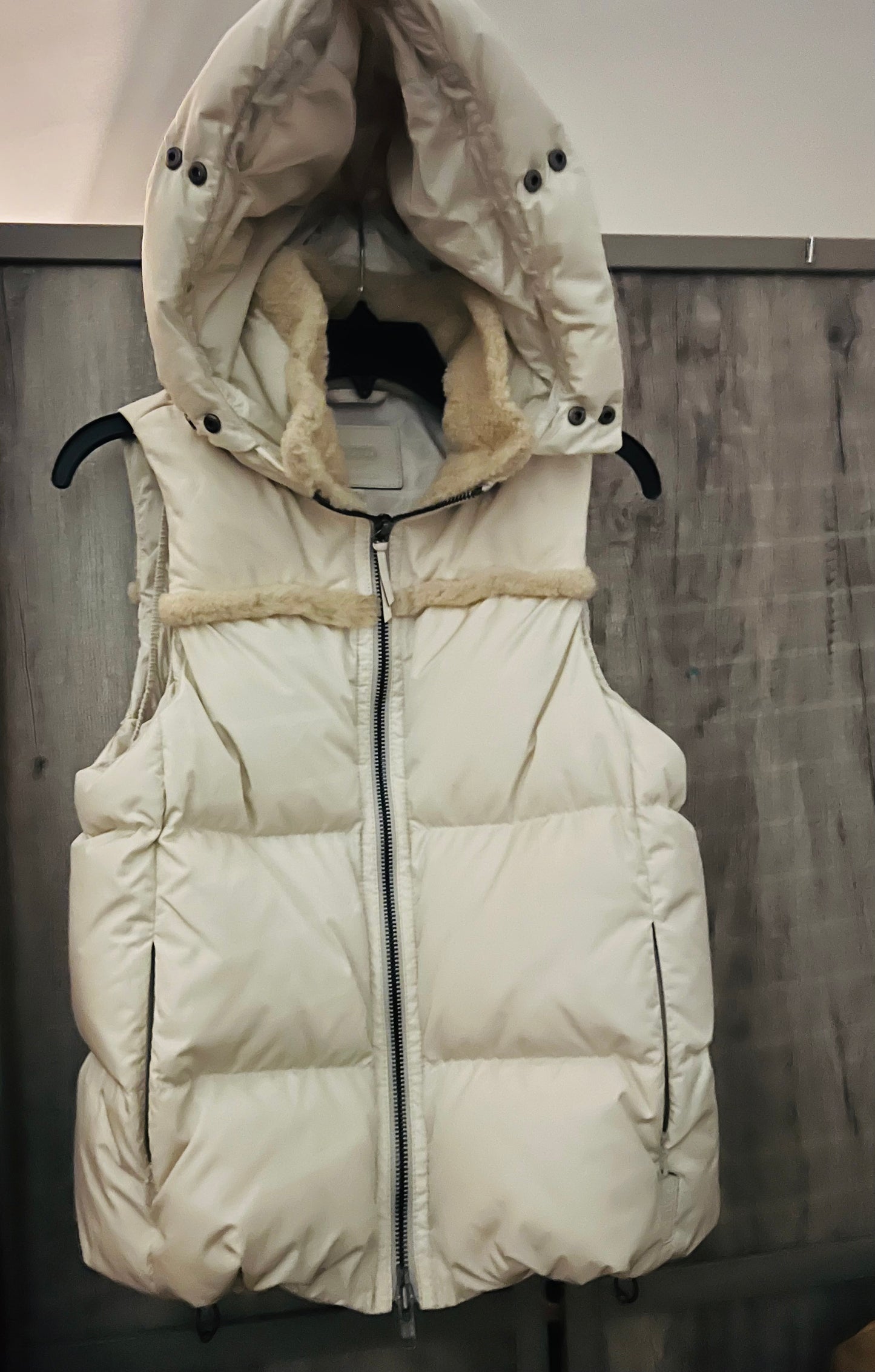 “COACH” Puffer Fur Vest